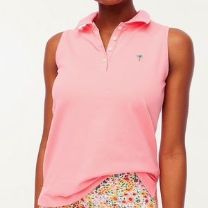 NWT J Crew sleeveless pique polo shirt